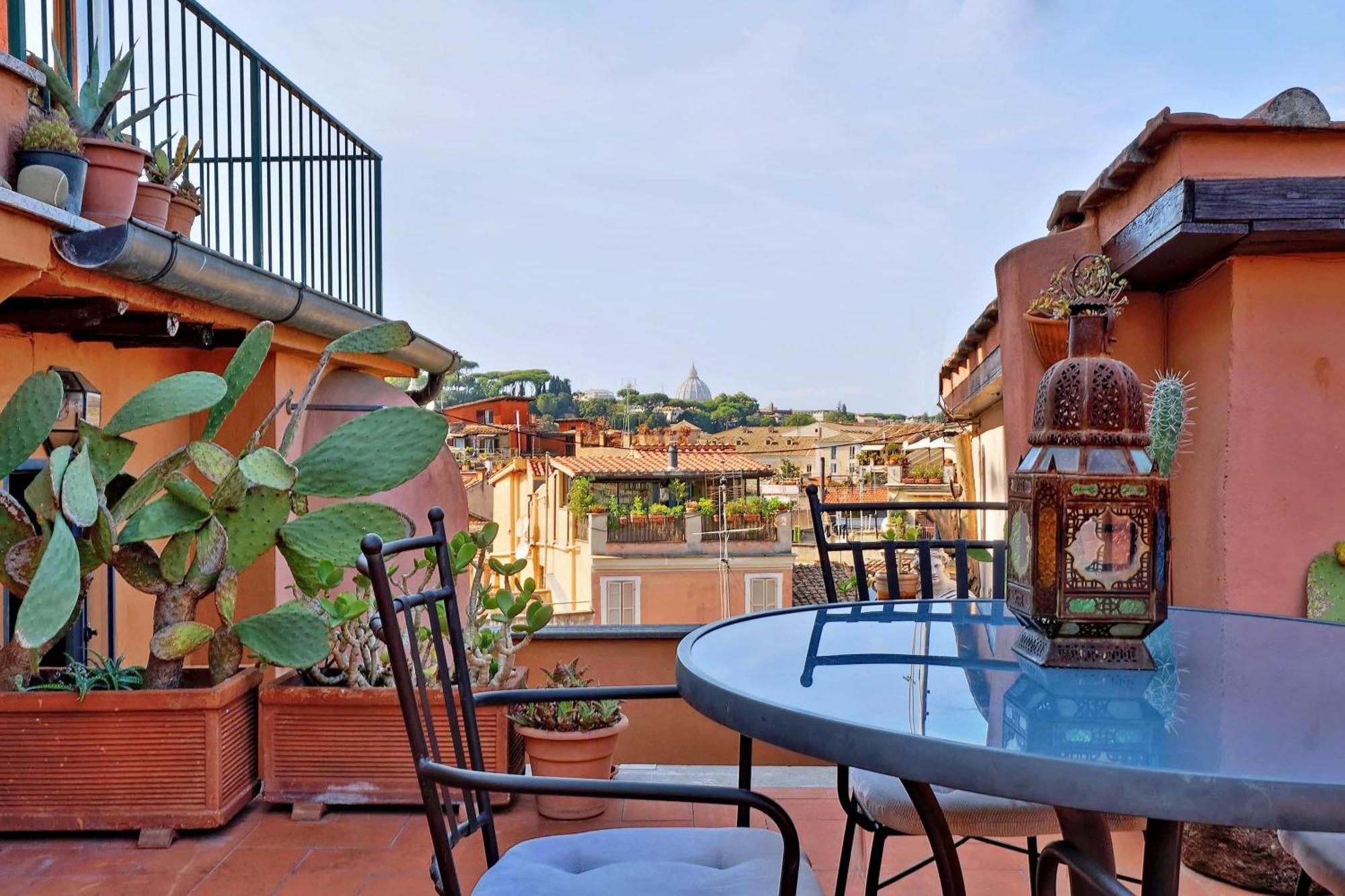 Vicolo Del Cinque Penthouse | Romeloft Leilighet Eksteriør bilde